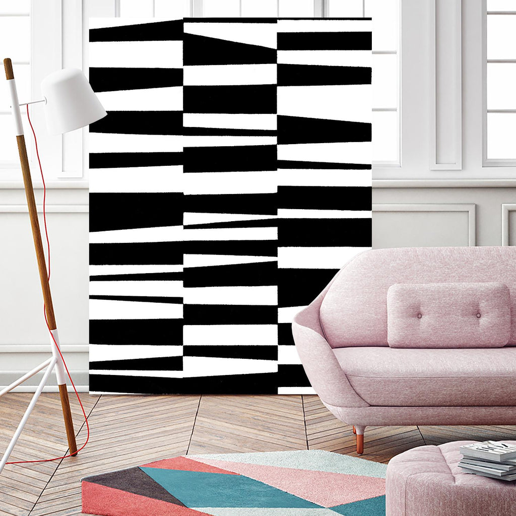 Monochrome Patterns 7 by Natasha Marie on GIANT ART - black abstract