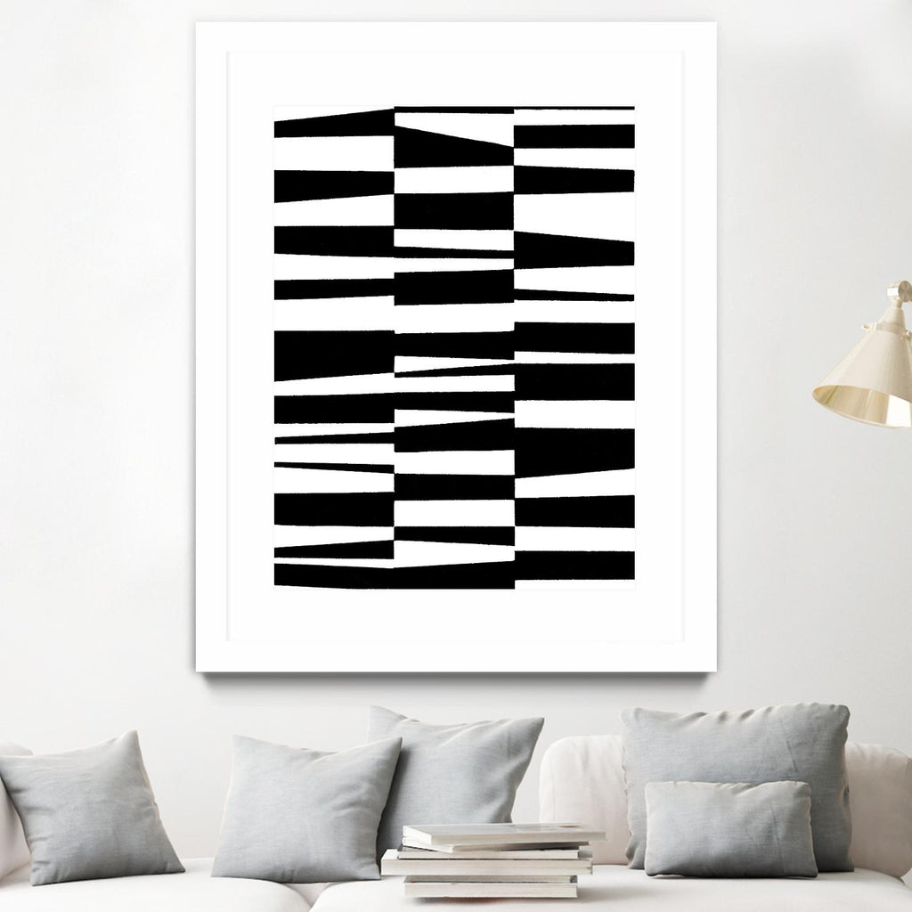 Monochrome Patterns 7 par Natasha Marie sur GIANT ART - abstrait noir