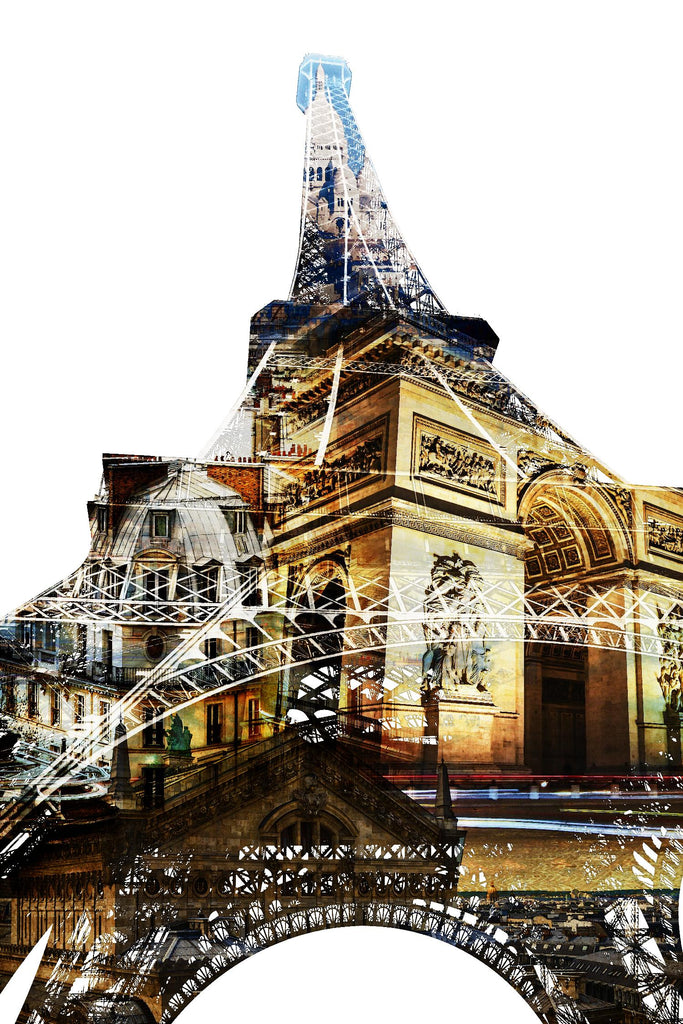 Paris Spirit par THE Studio sur GIANT ART - scène de ville jaune