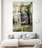 Brooklyn by THE Studio on GIANT ART - black city scene