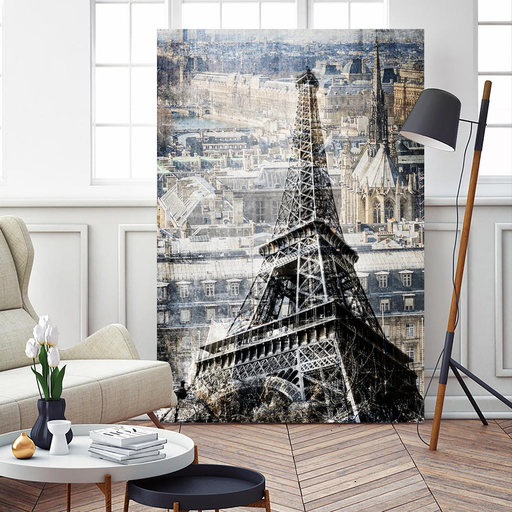 Paris by THE Studio on GIANT ART - black city scene
