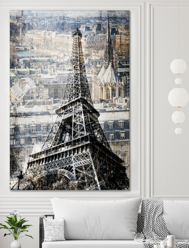 Paris par THE Studio sur GIANT ART - scène de ville noire