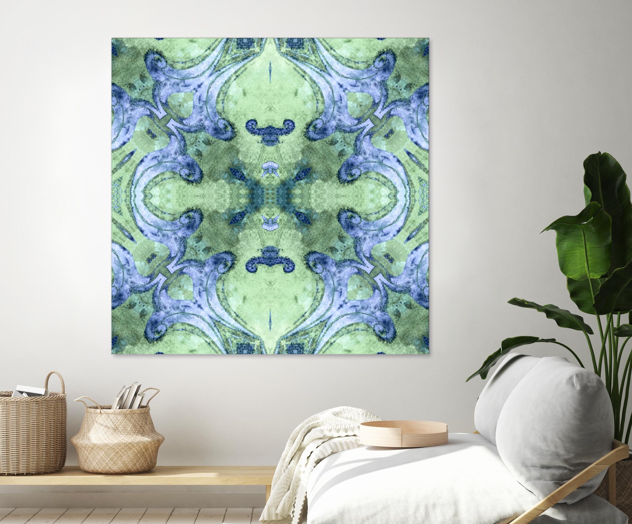 Minty 2 by Studio Arabella on GIANT ART - blue abstract