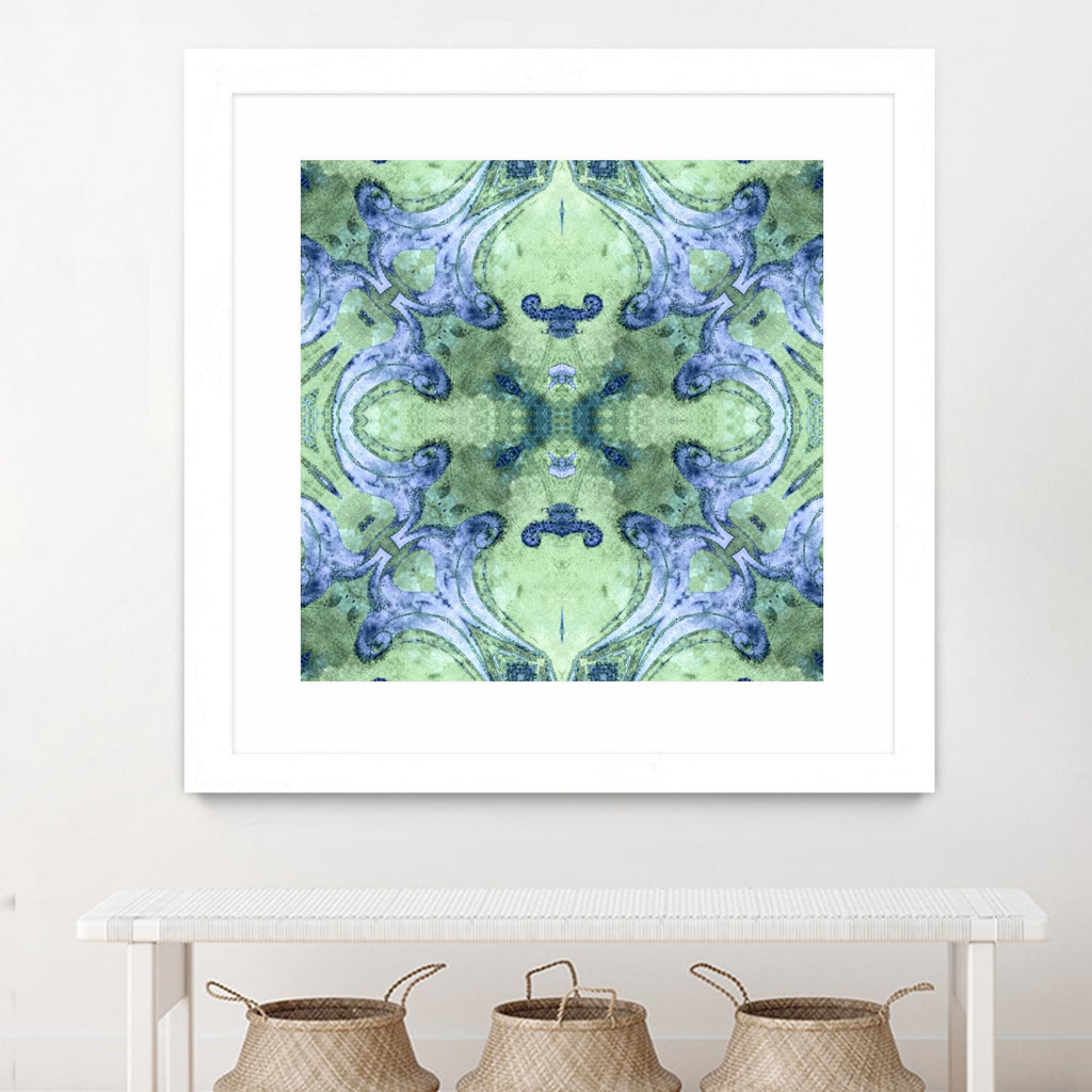 Minty 2 by Studio Arabella on GIANT ART - blue abstract