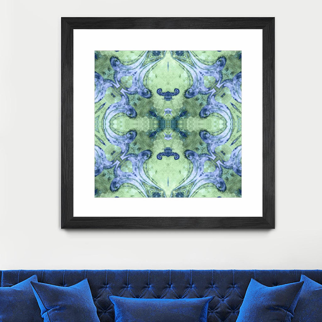 Minty 2 by Studio Arabella on GIANT ART - blue abstract