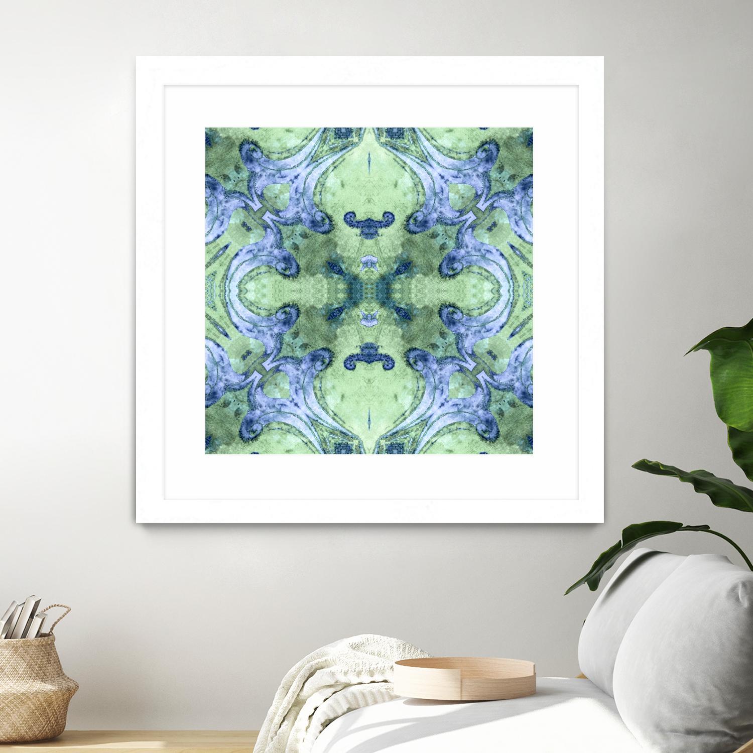 Minty 2 by Studio Arabella on GIANT ART - blue abstract