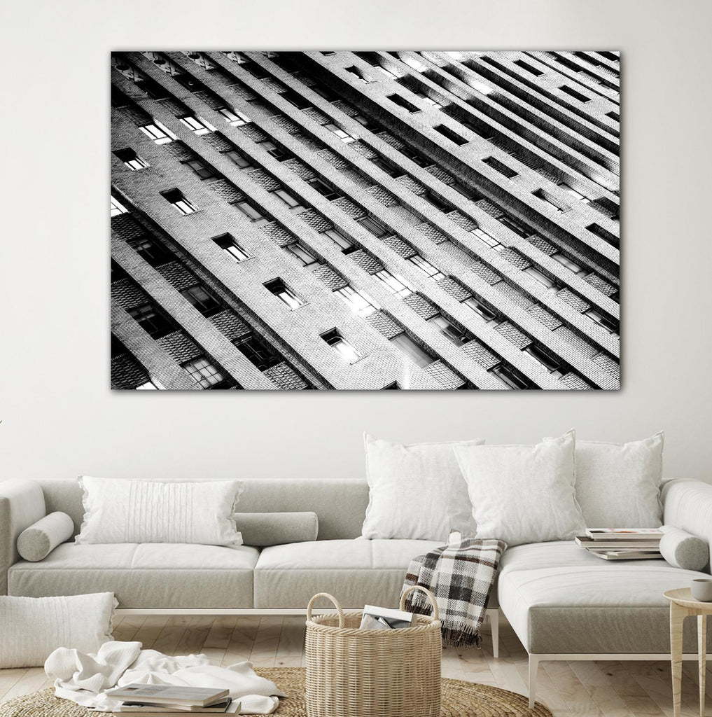 Downtown Building by Kyle Goldie on GIANT ART - white architectural