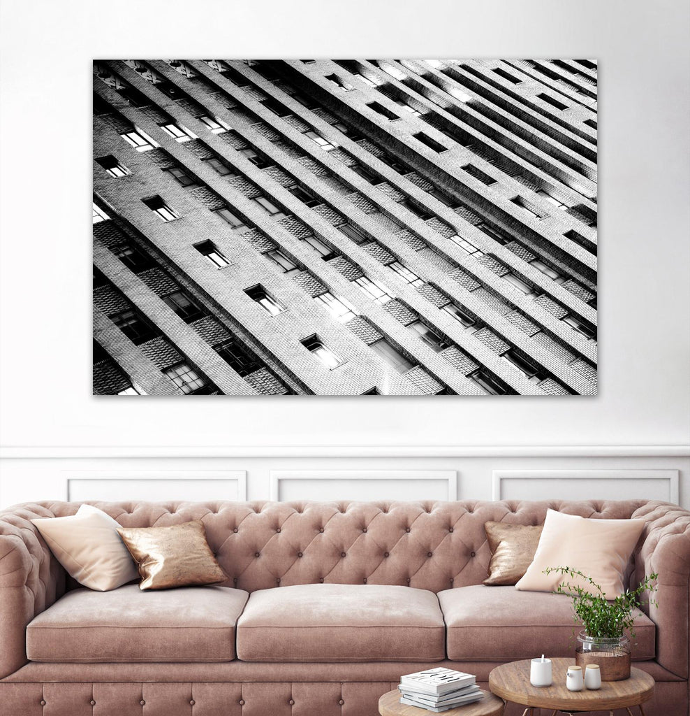 Downtown Building by Kyle Goldie on GIANT ART - white architectural