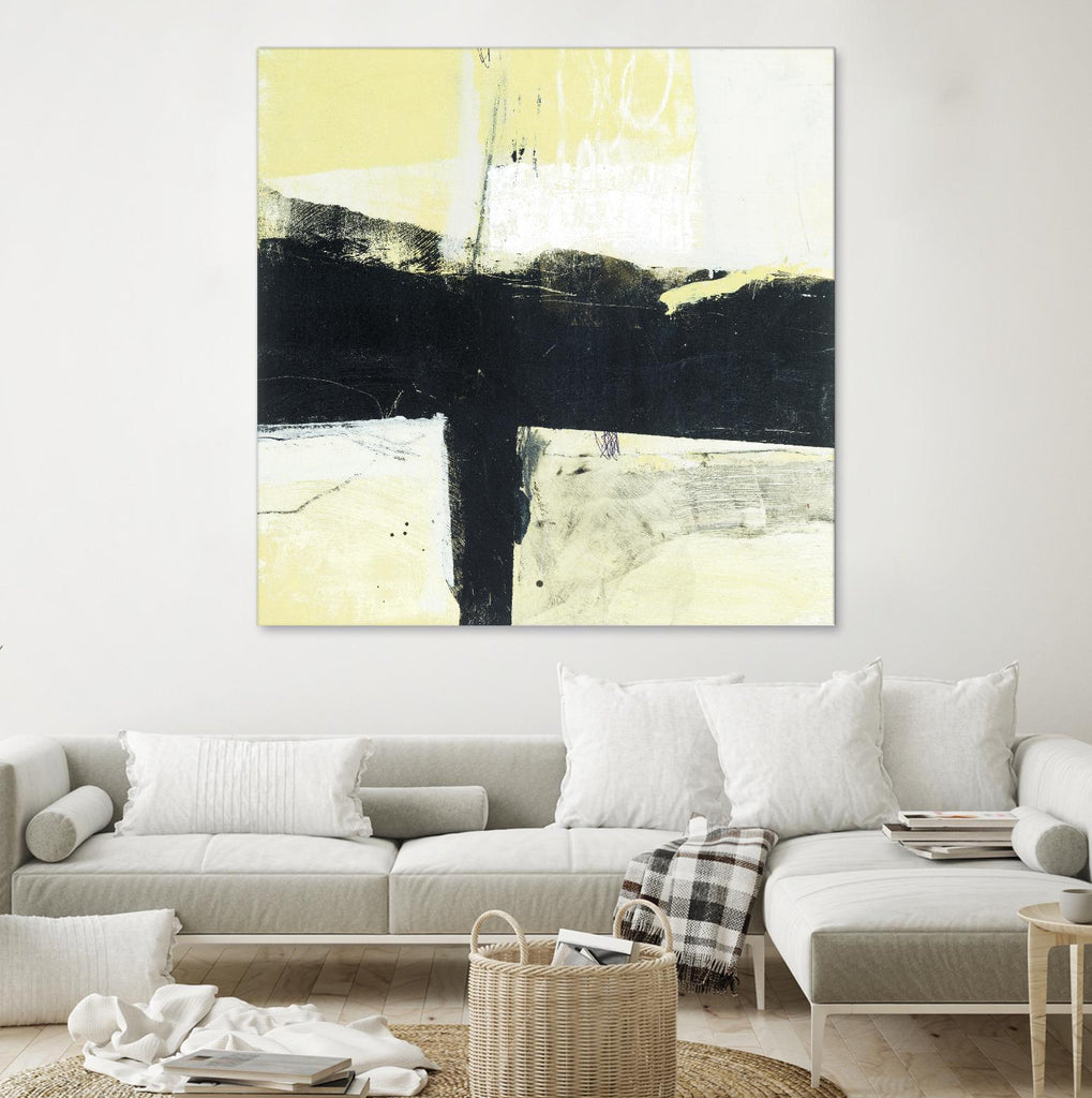 Coal Train A by JB Hall on GIANT ART - yellow abstract