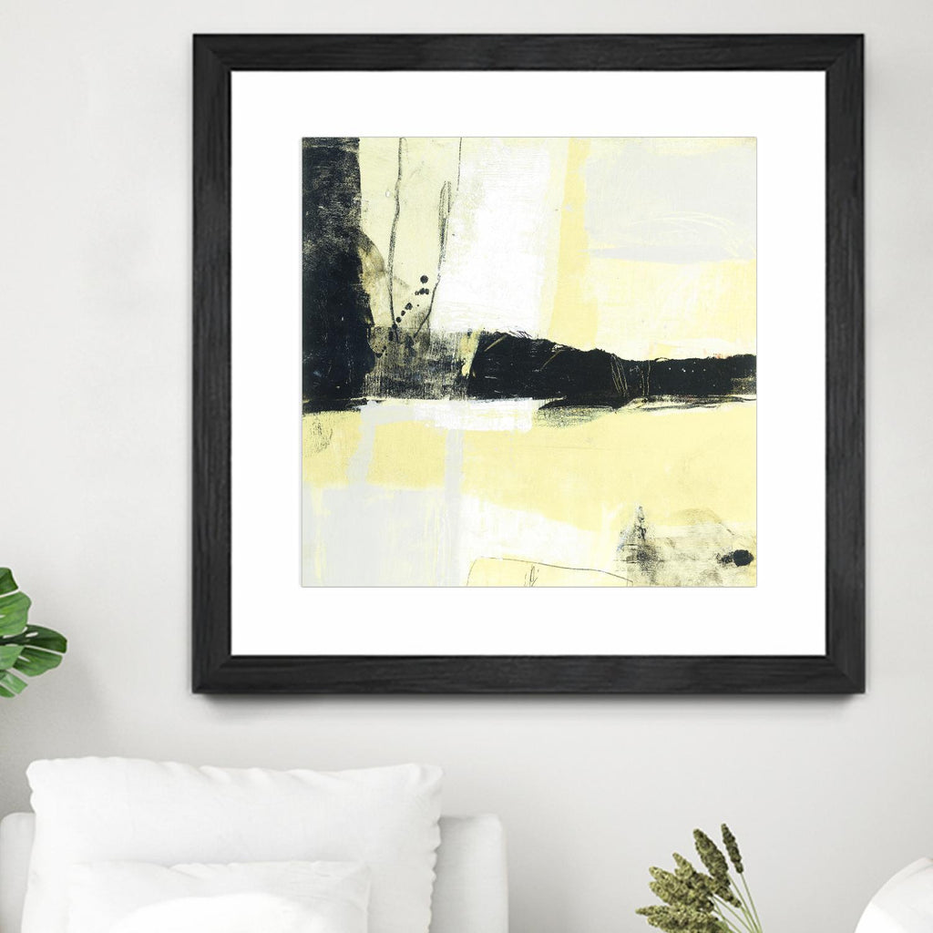 Coal Train D by JB Hall on GIANT ART - yellow abstract
