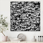 Wall of Leaves by Kyle Goldie on GIANT ART - white photo art