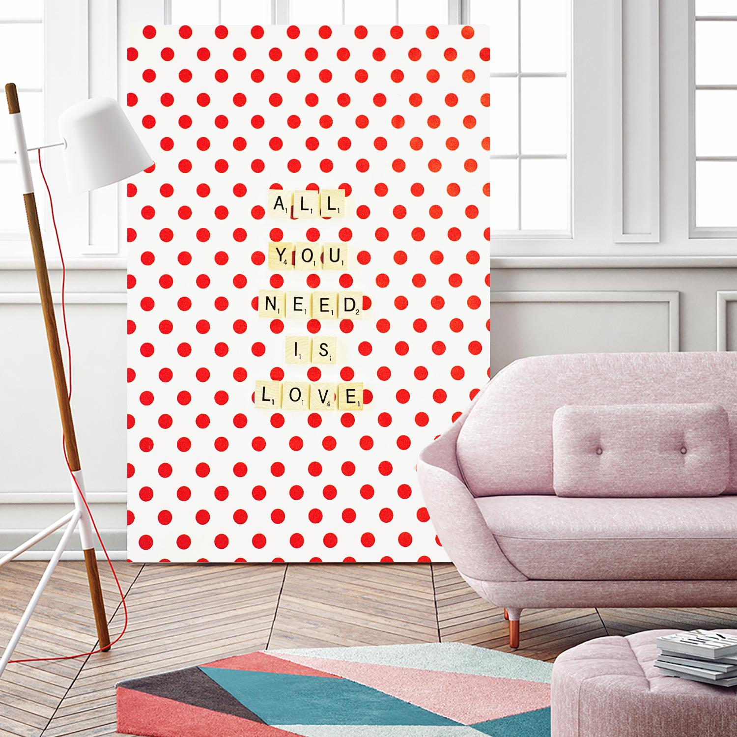 All you Need is Love by Libertad Leal on GIANT ART - white contemporary