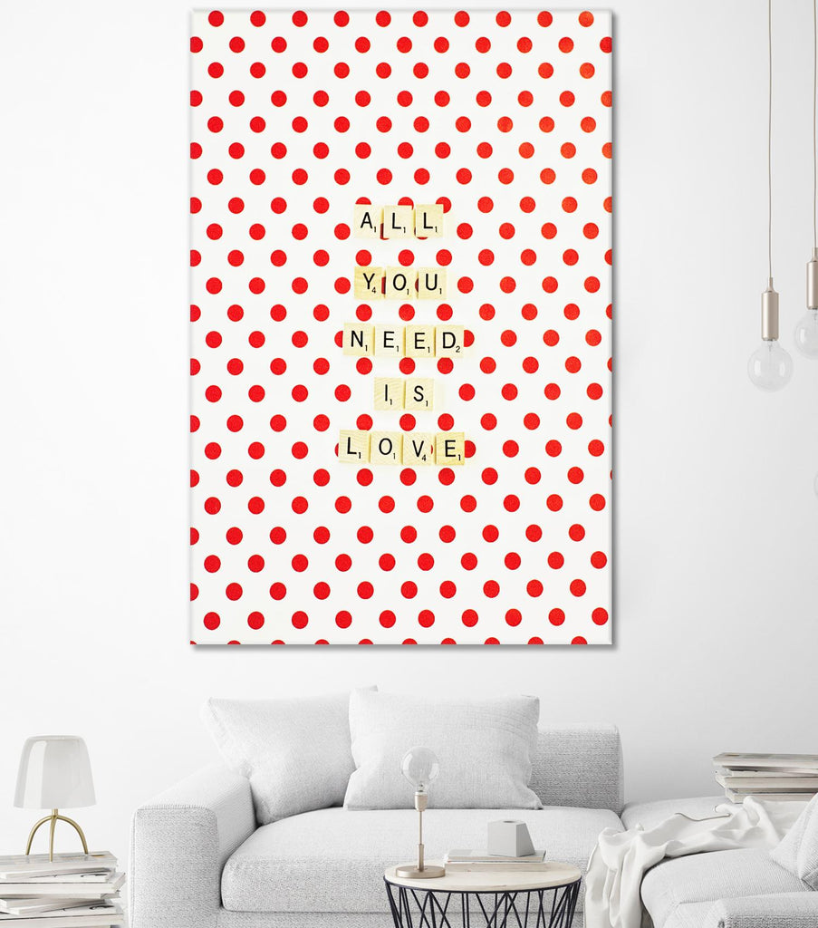 All you Need is Love by Libertad Leal on GIANT ART - white contemporary
