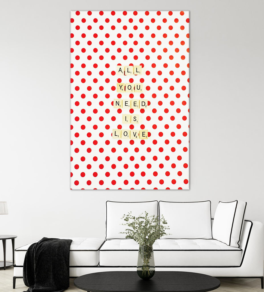 All you Need is Love by Libertad Leal on GIANT ART - white contemporary