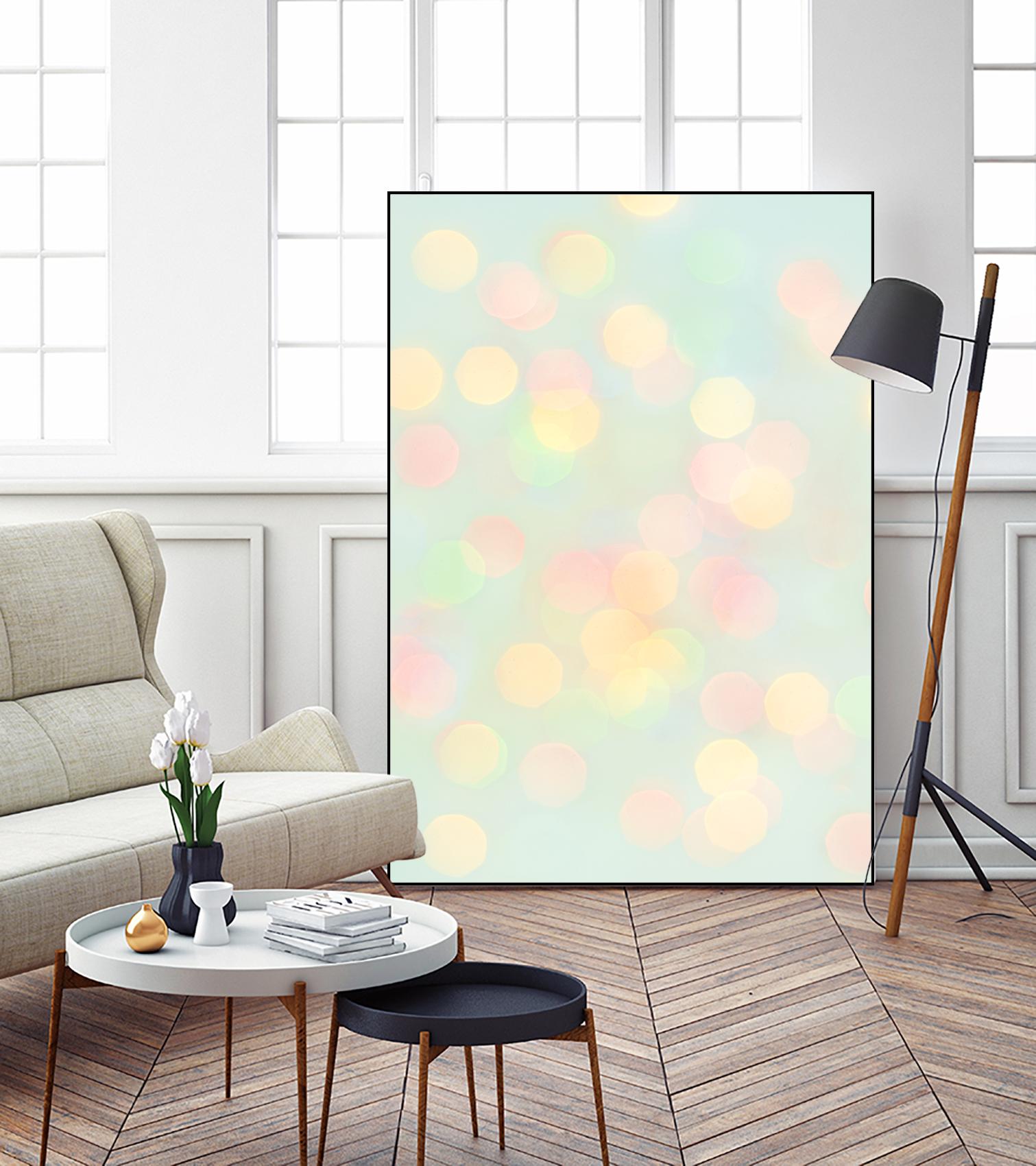 Sparkle by Libertad Leal on GIANT ART - pink abstract