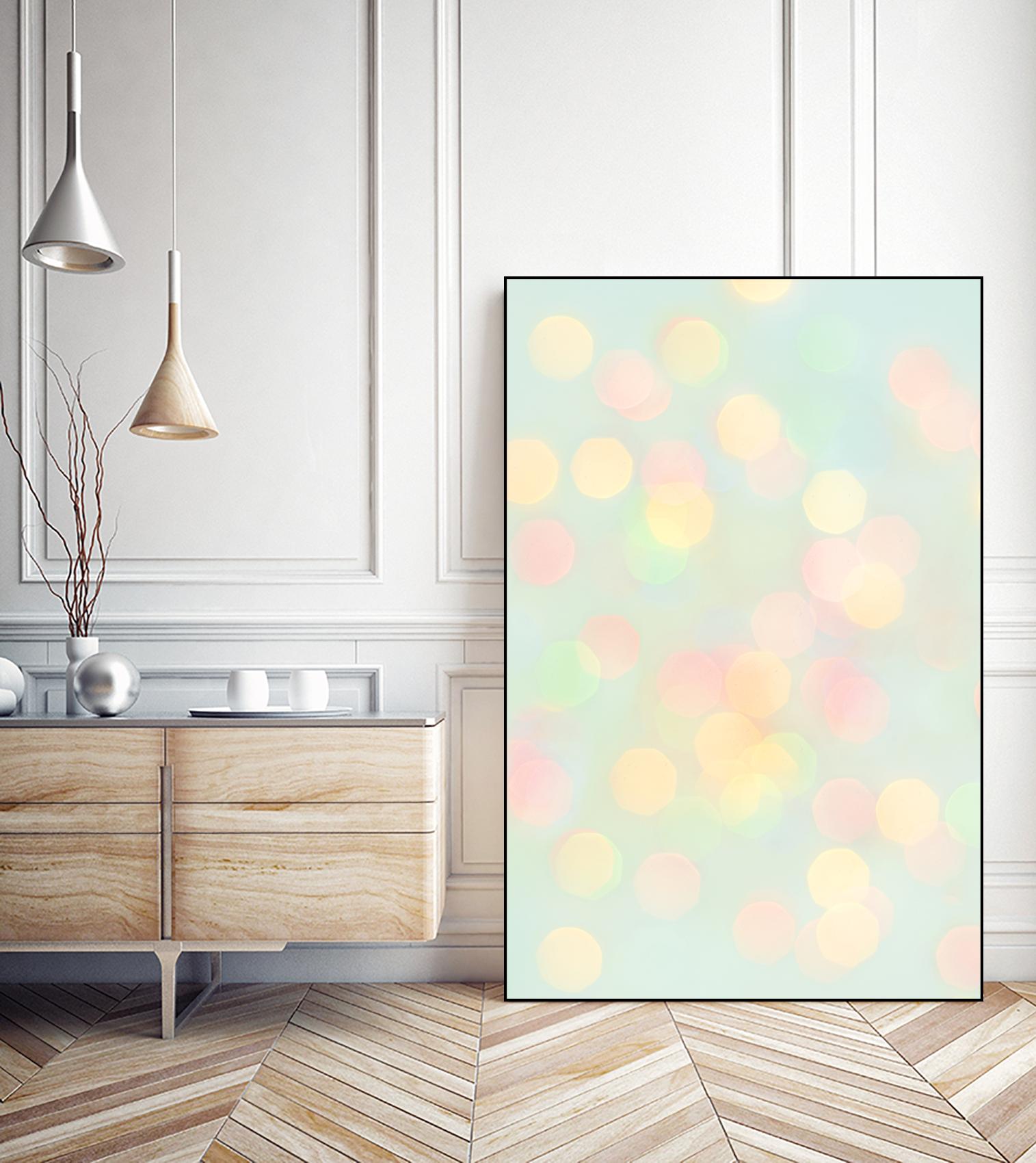 Sparkle by Libertad Leal on GIANT ART - pink abstract