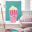 Movie Time by Libertad Leal on GIANT ART - turquoise fruit-food-drink