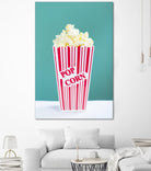 Movie Time by Libertad Leal on GIANT ART - turquoise fruit-food-drink