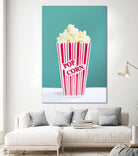 Movie Time by Libertad Leal on GIANT ART - turquoise fruit-food-drink