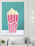 Movie Time by Libertad Leal on GIANT ART - turquoise fruit-food-drink