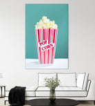 Movie Time by Libertad Leal on GIANT ART - turquoise fruit-food-drink