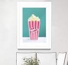 Movie Time by Libertad Leal on GIANT ART - turquoise fruit-food-drink