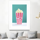 Movie Time by Libertad Leal on GIANT ART - turquoise fruit-food-drink