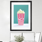 Movie Time by Libertad Leal on GIANT ART - turquoise fruit-food-drink