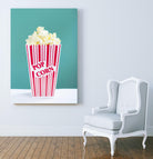 Movie Time by Libertad Leal on GIANT ART - turquoise fruit-food-drink