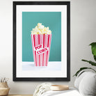 Movie Time by Libertad Leal on GIANT ART - turquoise fruit-food-drink