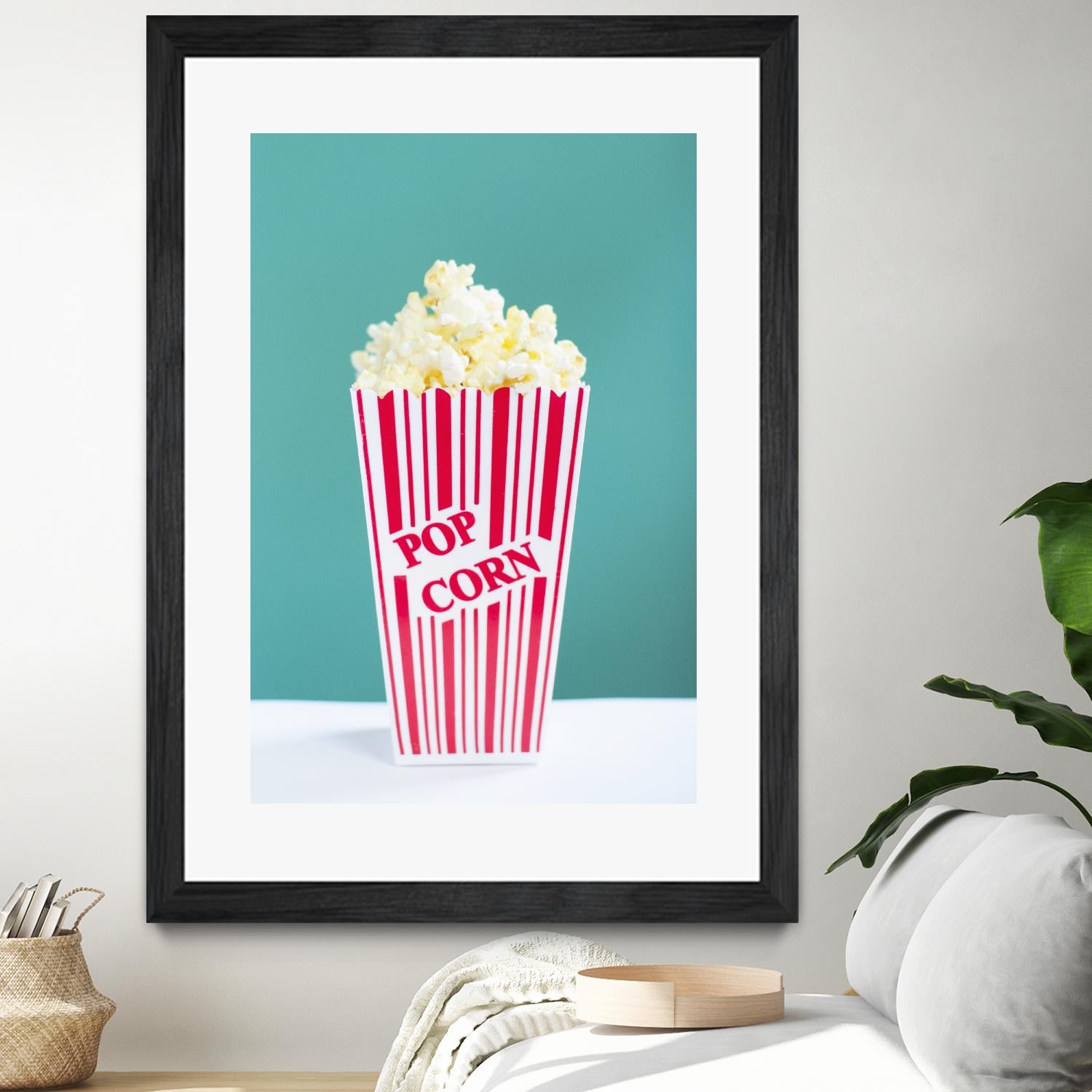 Movie Time by Libertad Leal on GIANT ART - turquoise fruit-food-drink