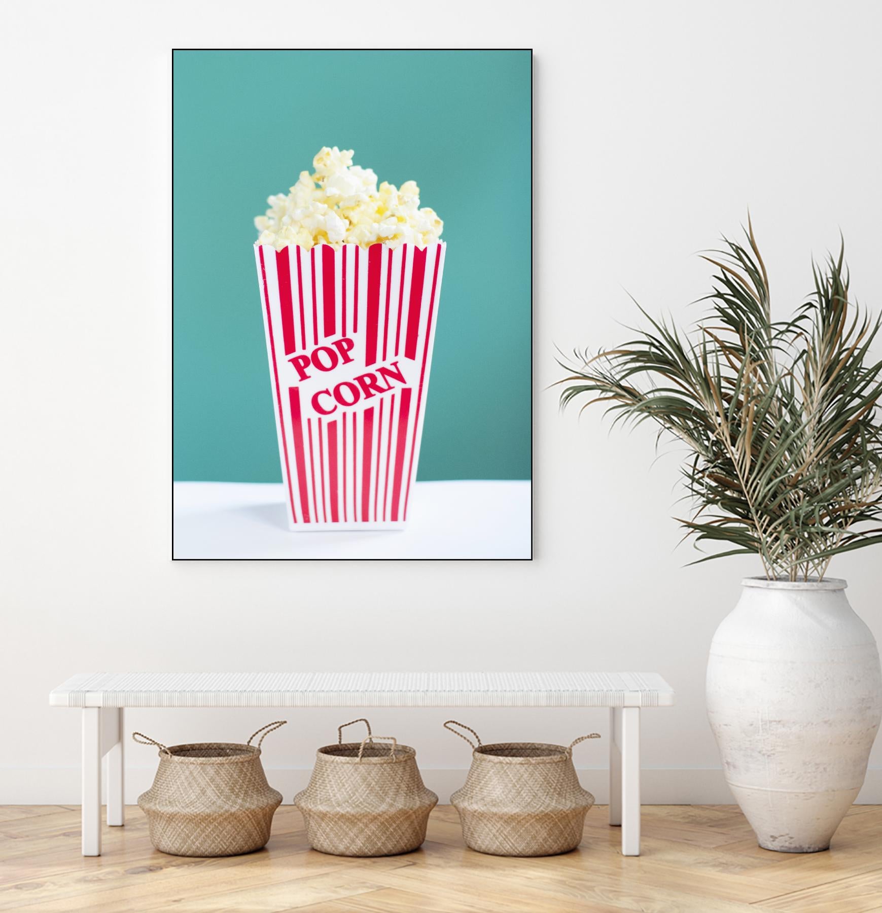 Movie Time by Libertad Leal on GIANT ART - turquoise fruit-food-drink