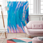 Beach Rocks Abstract 2 by Kyle Goldie on GIANT ART - pink abstract