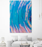 Beach Rocks Abstract 2 by Kyle Goldie on GIANT ART - pink abstract