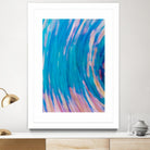 Beach Rocks Abstract 2 by Kyle Goldie on GIANT ART - pink abstract