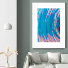 Beach Rocks Abstract 2 by Kyle Goldie on GIANT ART - pink abstract