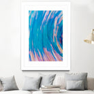 Beach Rocks Abstract 2 by Kyle Goldie on GIANT ART - pink abstract