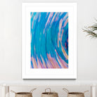 Beach Rocks Abstract 2 by Kyle Goldie on GIANT ART - pink abstract