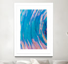 Beach Rocks Abstract 2 by Kyle Goldie on GIANT ART - pink abstract