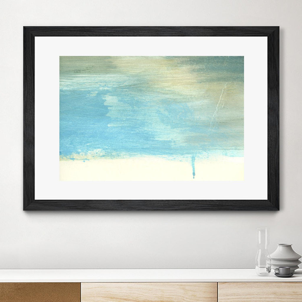 Coastal Seascapes A by THE Studio on GIANT ART - beige abstract
