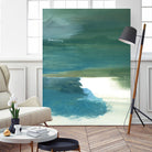 Coastal Seascapes C by THE Studio on GIANT ART - green abstract
