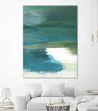 Coastal Seascapes C by THE Studio on GIANT ART - green abstract