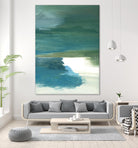 Coastal Seascapes C by THE Studio on GIANT ART - green abstract