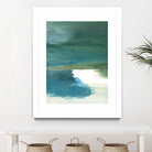 Coastal Seascapes C by THE Studio on GIANT ART - green abstract print beach house