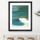 Coastal Seascapes C by THE Studio on GIANT ART - green abstract print beach house