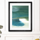 Coastal Seascapes C by THE Studio on GIANT ART - green abstract print beach house