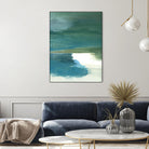 Coastal Seascapes C by THE Studio on GIANT ART - green abstract