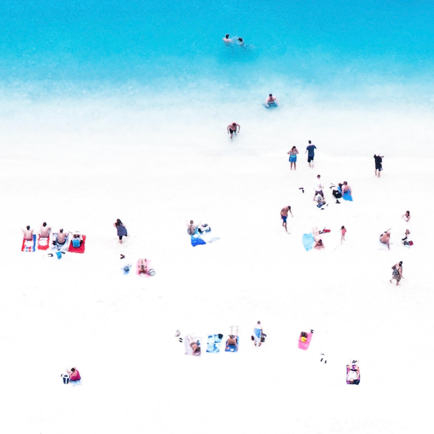 Whitewashed Beach A by THE Studio on GIANT ART - blue everyday life