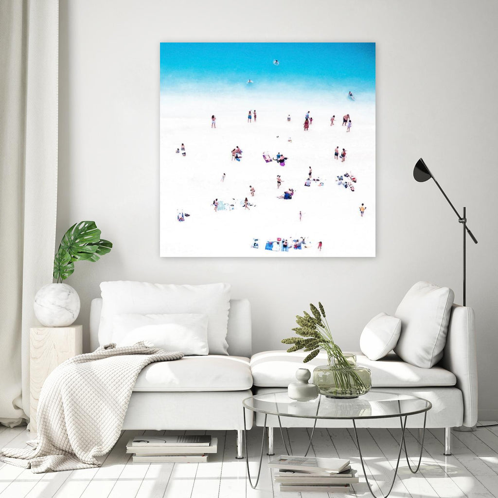 Whitewashed Beach B by THE Studio on GIANT ART - blue everyday life