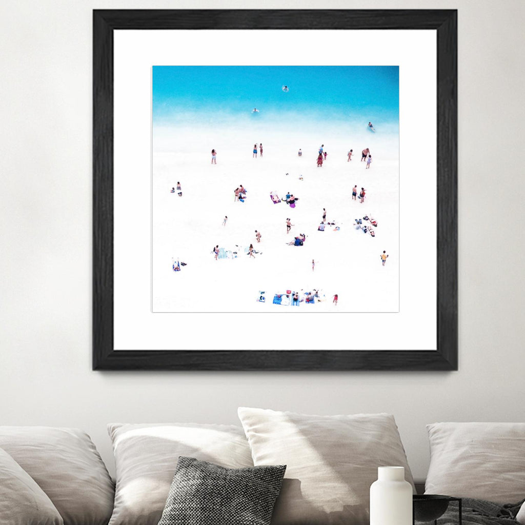 Whitewashed Beach B by THE Studio on GIANT ART - blue everyday life